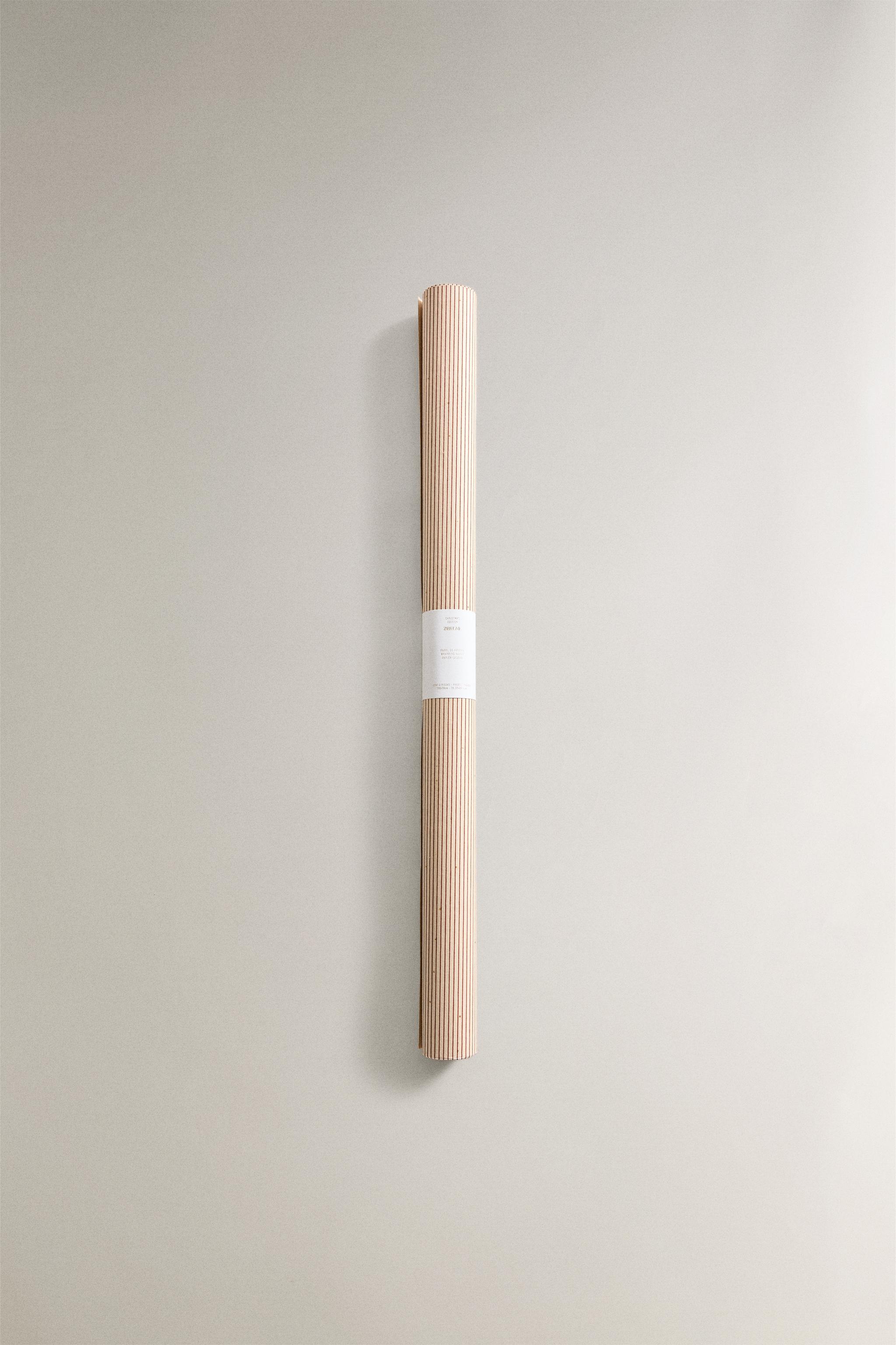 CHRISTMAS STRIPED WRAPPING PAPER